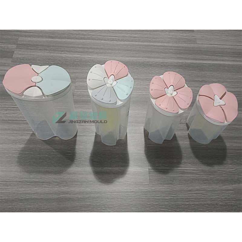 注塑花瓣盖粮盒模具