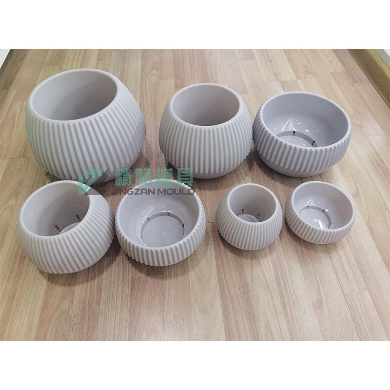 注塑短款花盆模具